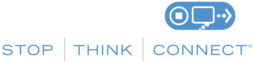 STOP. THINK. CONNECT. Logo in English